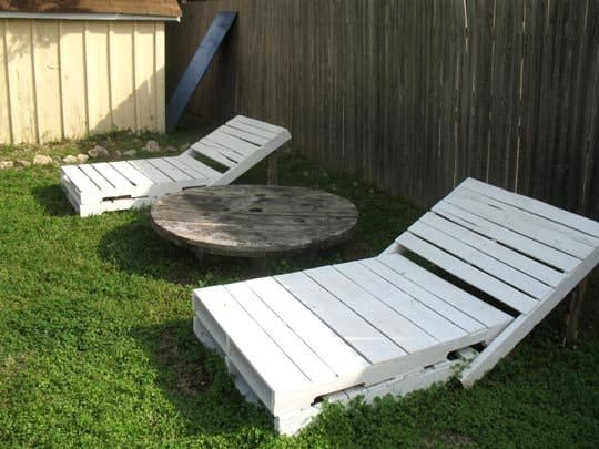 Diy: Pallet Lounge Chairs Lounges & Garden Sets 