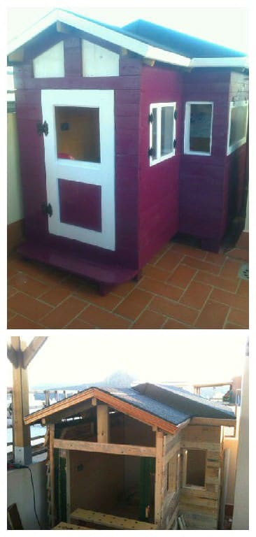 Little Pallets Playhouse • 1001 Pallets