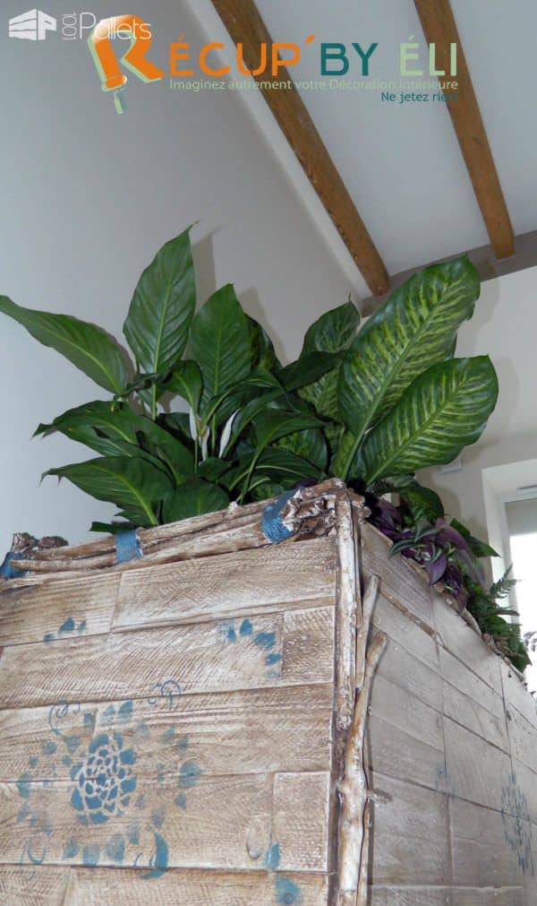 Flower Planter Box From Pallets Pallet Planters & Compost Bins 
