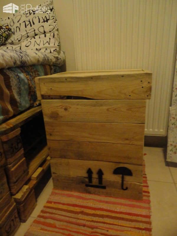 My Neighbour’s Pallet Bed & the Bedside Project DIY Pallet Bed, Pallet Headboard & Frame DSC05587