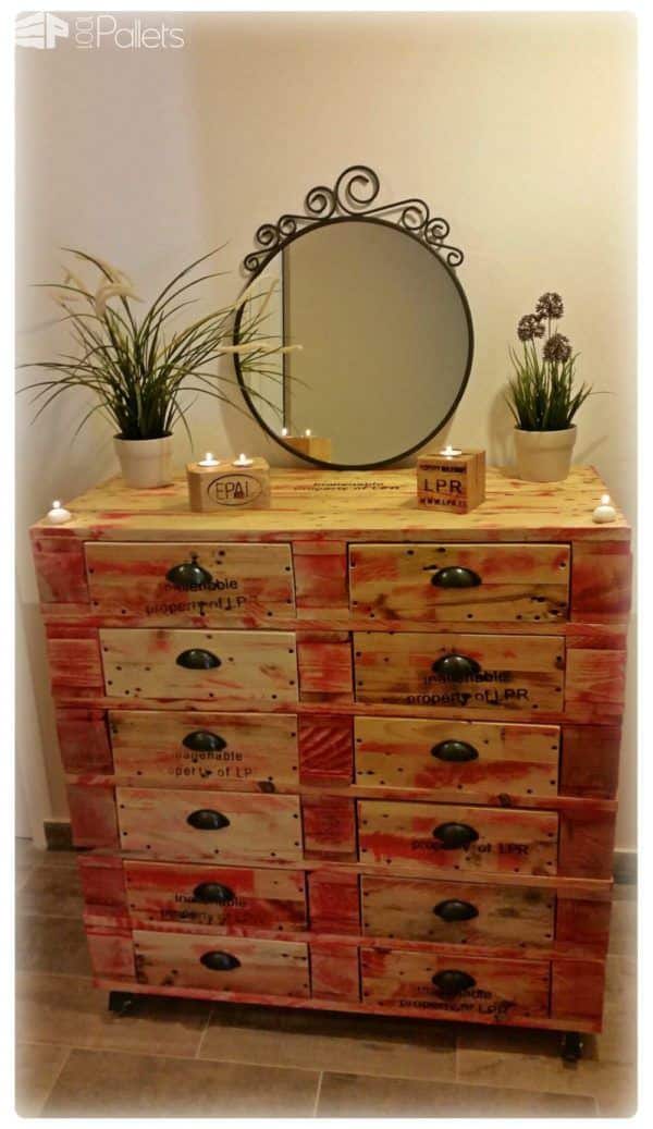 1001pallets Contest 1st Place: Dresser With 12 Drawers Pallet Cabinets & Wardrobes 1001pallets Contest 1st Place: Dresser With 12 Drawers Pallet Cabinets & Wardrobes