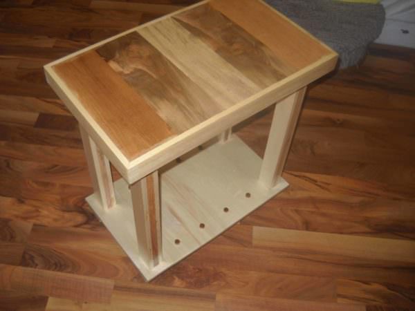 Recycled Side Table Pallet Desks & Pallet Tables 