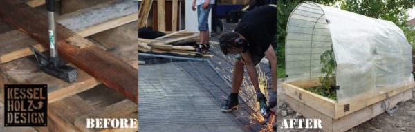 Upcycling Green House With Wooden Pallets By Kesselholz Design Pallet Planters & Compost Bins Upcycling Green House With Wooden Pallets By Kesselholz Design Pallet Planters & Compost Bins