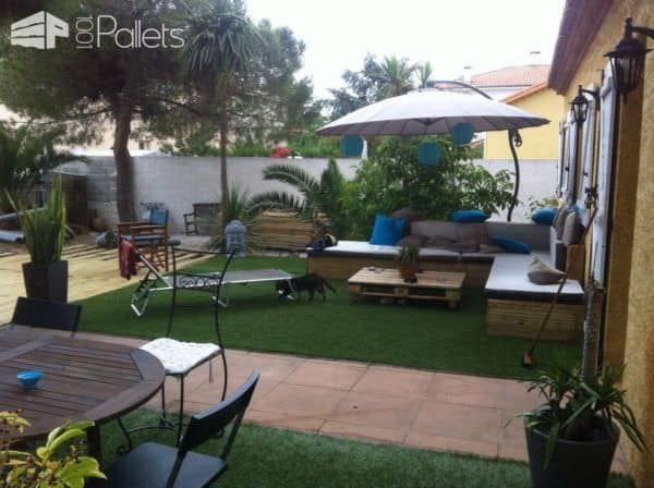 My Backyard Out of 13 Recycled Pallets Lounges & Garden Sets 