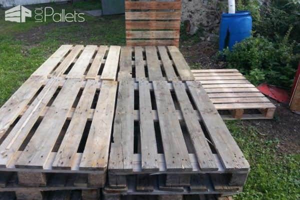 Pallets Bed With Lights DIY Pallet Bed, Pallet Headboard & Frame 1148076_10201188259926145_753521200_n