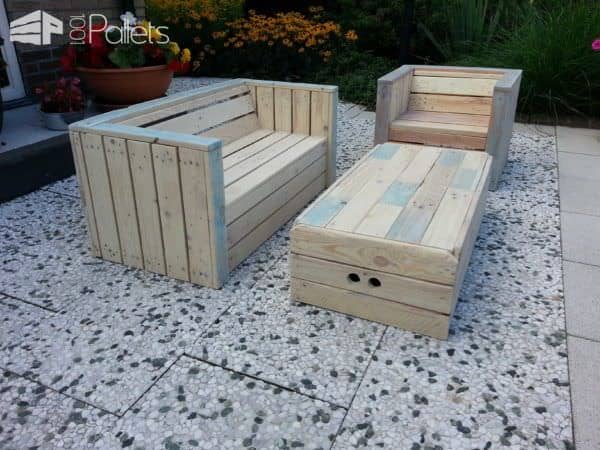 Little Children Lounge Set Out Of Recycled Pallets Lounges & Garden Sets Little Children Lounge Set Out Of Recycled Pallets Lounges & Garden Sets