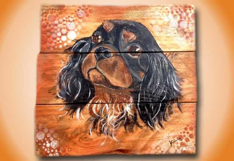 Peinture Sur Bois De Palette / Painting on Pallet Wood