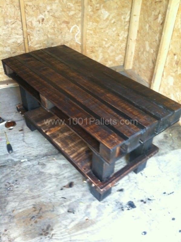 Tv Stand Made From Old Wooden Pallets Pallet TV Stands & Racks 