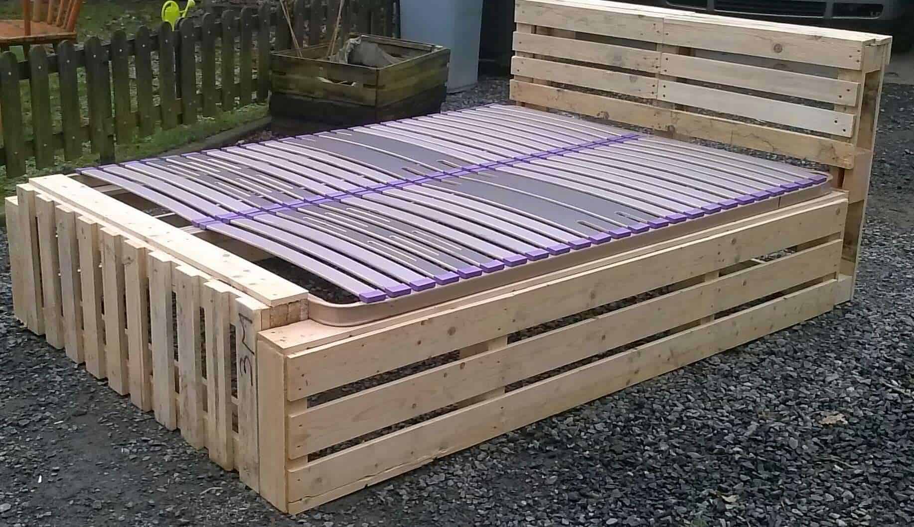 Idea for a Pallet Bed Frame • 1001 Pallets