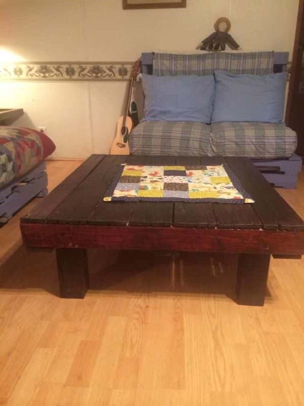 My Living Room Pallet Furnitures Pallet Coffee Tables 