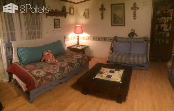 My Living Room Pallet Furnitures Pallet Coffee Tables 