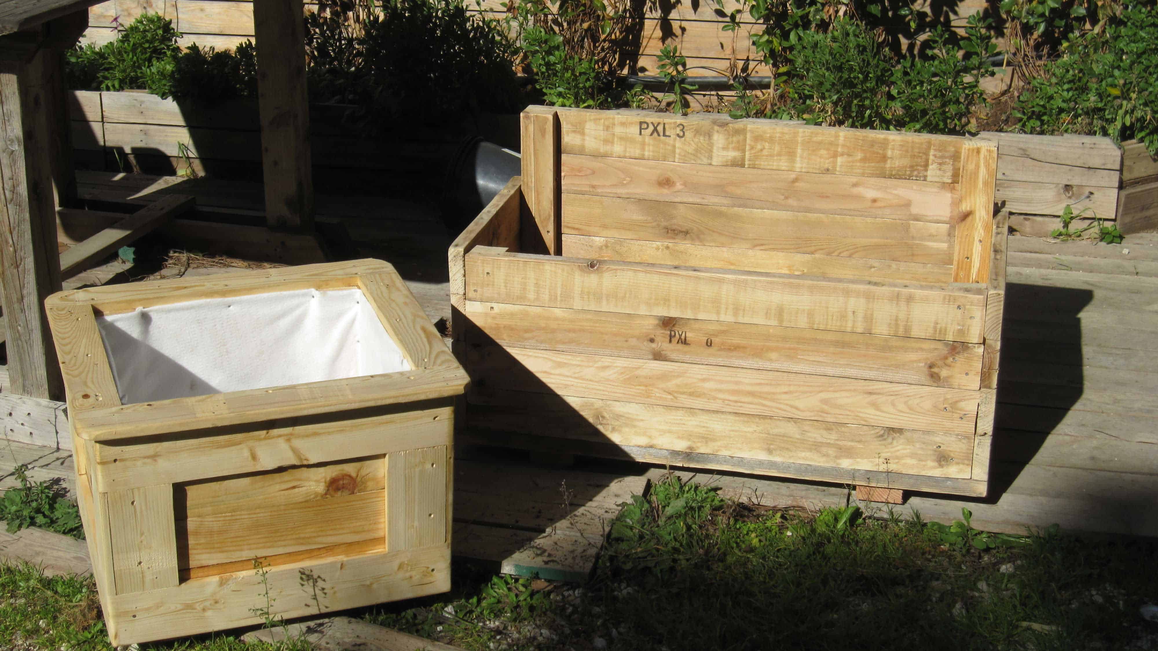 Jardinières En Palettes / Pallet Planters • 1001 Pallets