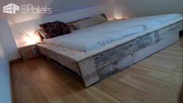 Pallet Bed Frame Pallet Beds, Pallet Headboards & Frames Pallet Bed Frame Pallet Beds, Pallet Headboards & Frames