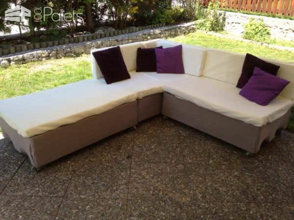 Pallets Garden Couch / Canapé De Jardin En Palettes Euro Lounges & Garden Sets 601679_10201116636266214_1731404352_n