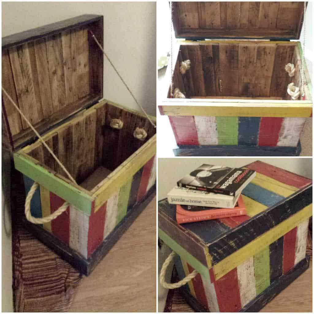 Reclaimed Pallet Into Kids Toy Box • 1001 Pallets