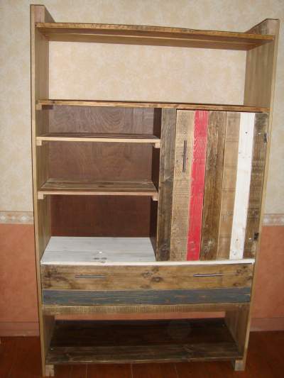 Bibliothèque En Palette / Pallets Bookshelf Pallet Bookcases & Bookshelves 