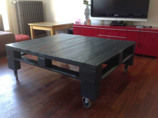 Grey Pallet Coffee Table Pallet Coffee Tables 