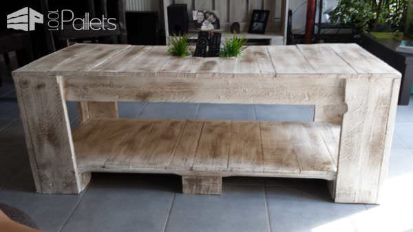 Table Basse Palettes / Pallet Coffee Table Pallet Coffee Tables 