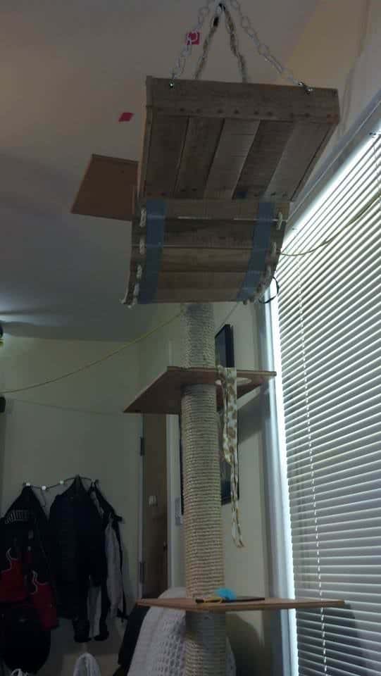 Pallet Cat Tree3