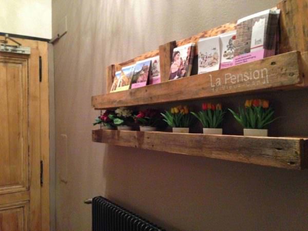 Etagère En Palette / Pallet Shelf Pallet Shelves & Pallet Coat Hangers 
