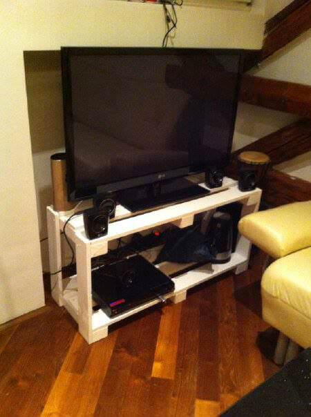 Pallet TV Stand Pallet TV Stands & Racks 
