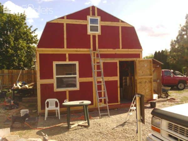 Barnout Made Of Recycled Shipping Pallets Pallet Sheds, Pallet Cabins, Pallet Huts & Pallet Playhouses tiff infomation