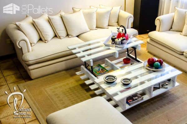 Pallet Center Lifting Table Pallet Coffee Tables DSC_0524
