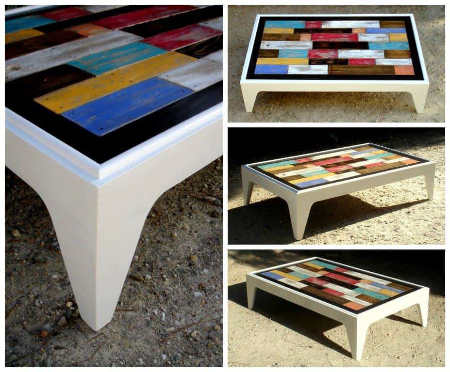 Table Basse Assemblage Chromatique De Bois De Palettes Colored Pallet Coffe -> Table Basse Cube Bois Table Basse Assemblage Chromatique De Bois De Palettes Colored Pallet Coffe -> Table Basse Cube Bois