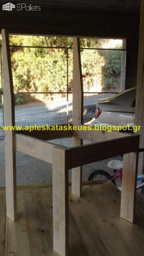 Pallet Table & Chair Pallet Benches, Pallet Chairs & StoolsPallet Desks & Pallet Tables DSC00101-Αντιγραφή