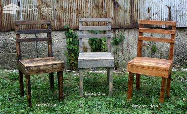 Rustic Wooden Pallet Chairs Pallet Benches, Pallet Chairs & Stools pallet-chairs-3