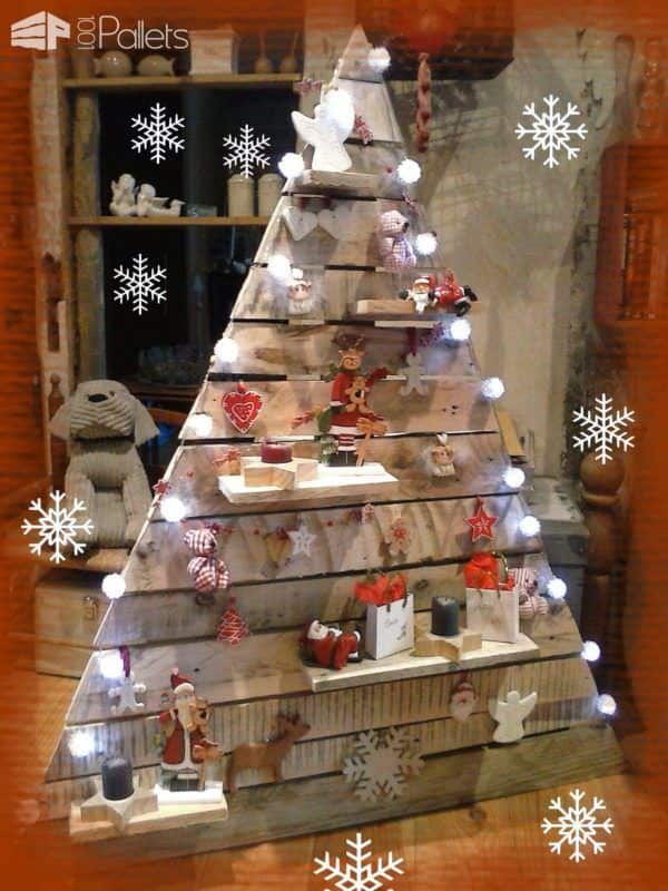 Sapin De Noël En Palettes / Pallets Christmas Trees • 1001