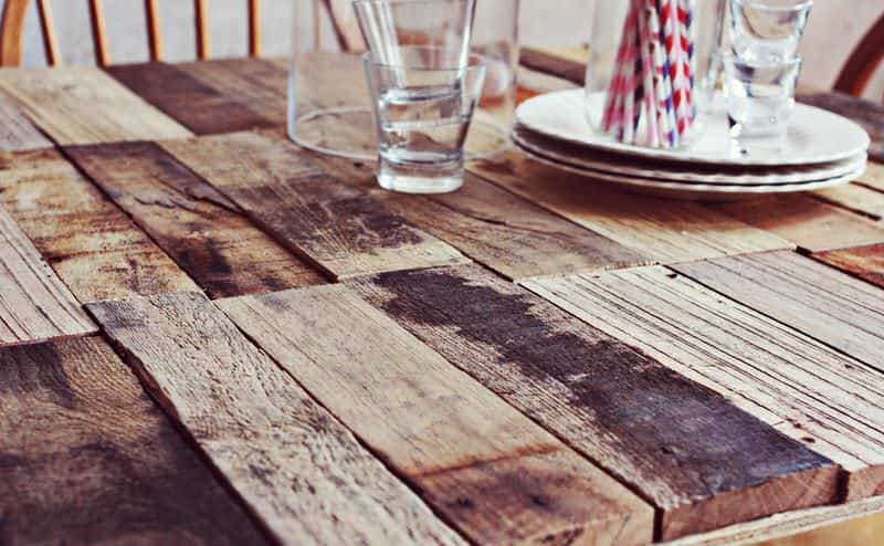 Image showcasing Diy: Upcycled Pallet Into Rustic Kitchen Table • 1001 Pallets