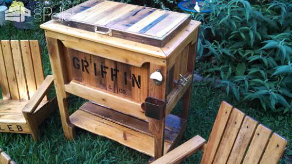 Pallet Wood Coolers Pallet Boxes & Chests 