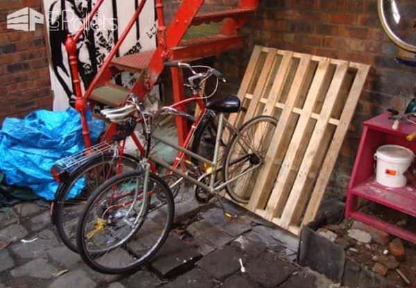 Wooden Pallets as Bike Racks3