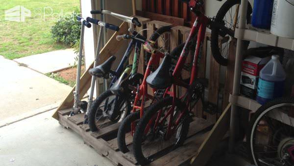 Wooden Pallets as Bike Racks11