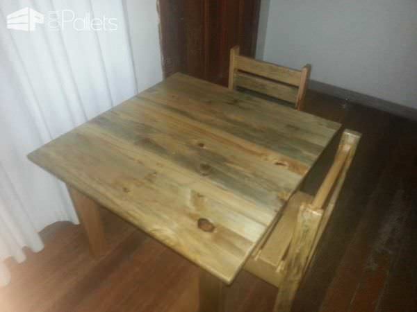 Children's Table & Chairs Pallet Benches, Pallet Chairs & StoolsPallet Desks & Pallet Tables 20150415_201153