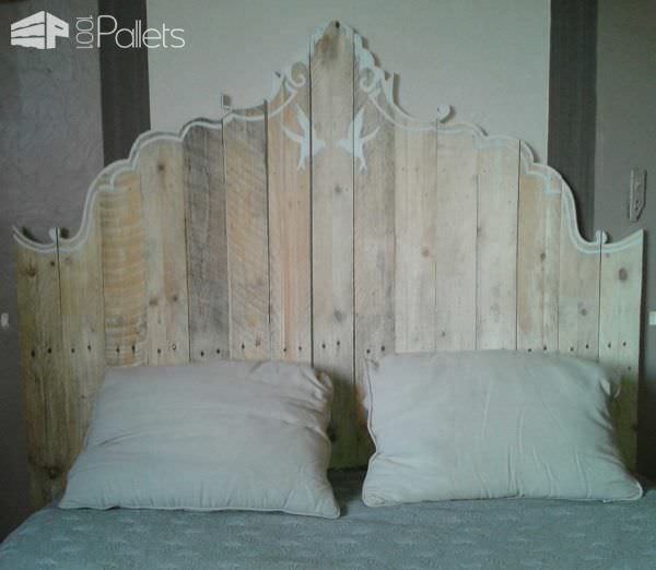 Mes Têtes De Lit En Palettes / My Pallet Bed Headboards Pallet Beds, Pallet Headboards & Frames 