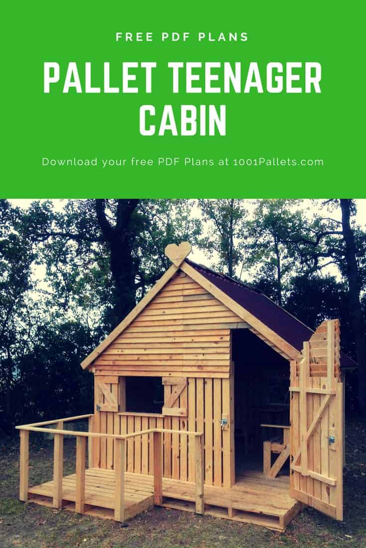 Pallet Cabin &amp; Clubhouse: Build Your Own 19 Pallets 