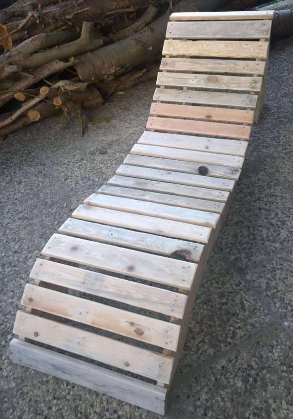 Sun Lounger from Pallets Lounges & Garden Sets Sun Lounger from Pallets Lounges & Garden Sets
