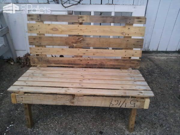 Tables & Benches Made Out of Repurposed Pallets Pallet Benches, Pallet Chairs & StoolsPallet Desks & Pallet Tables 20131124_160850
