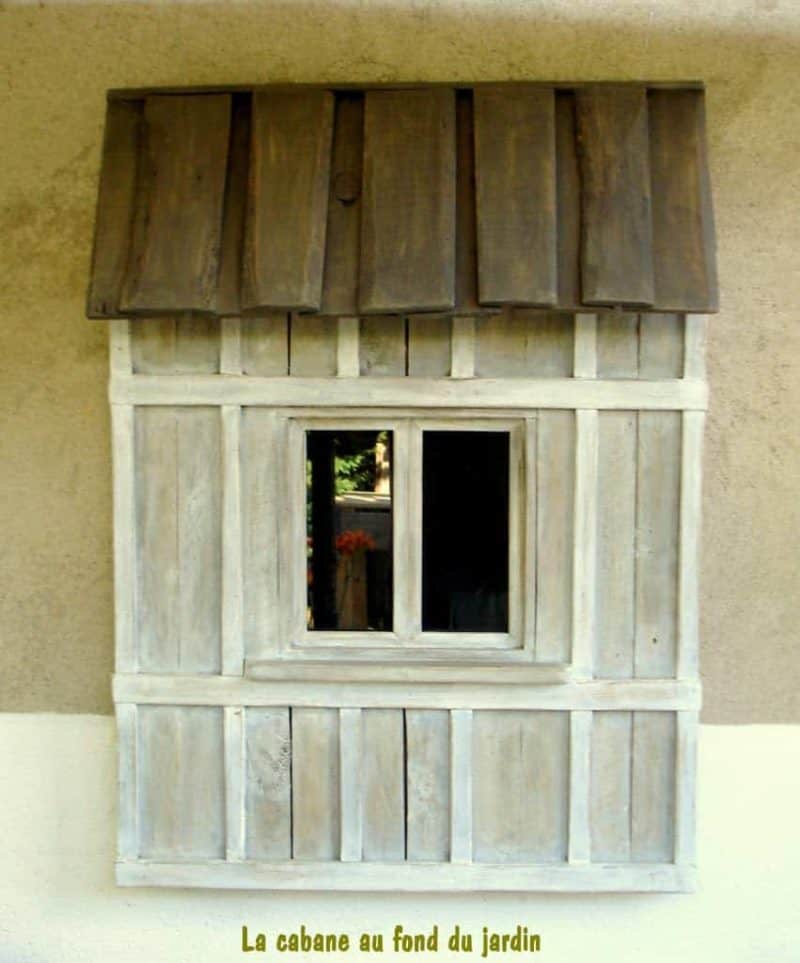 Decorative Window Made Out Of Pallet Wood • 1001 Pallets