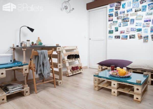 Modular Pallets Furniture By French Start-up Pal-id Pallet Furniture 
