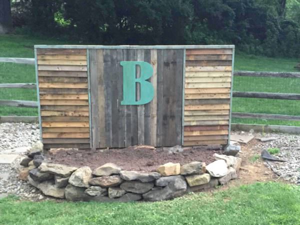 Pallet Fence For Hiding Pool Pump Pallet Fences 