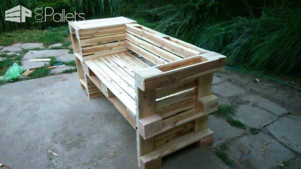 Pallet Couch Pallet Benches, Pallet Chairs & Stools 3