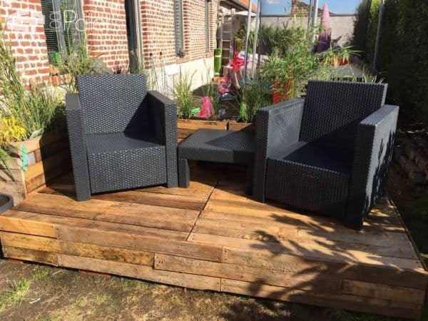 Pallet Terrace Deck Pallet Terraces & Pallet Patios 
