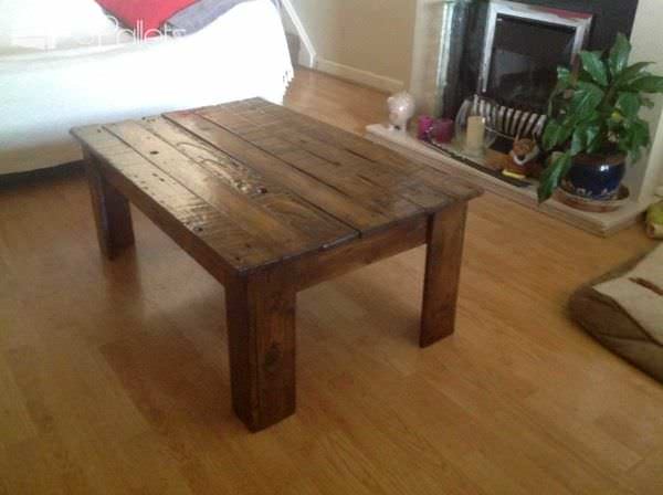 Upcycled Pallet Wood Into Table Pallet Desks & Pallet Tables 