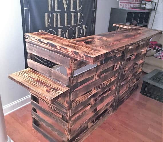 Pallet Bar Countertop Easy Craft Ideas