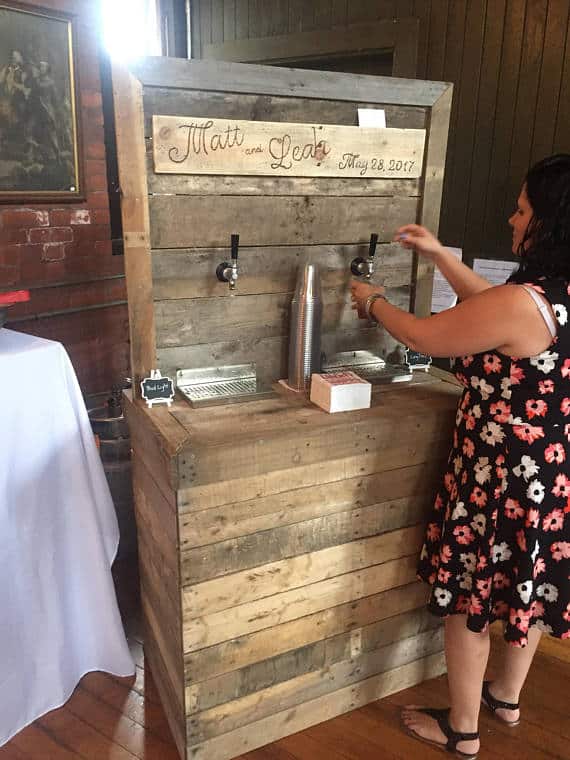 C'mon, you know that Wooden Pallet Bars with beer taps would be awesome!