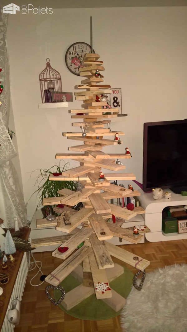 Pallet Christmas Tree Pallet Home Accessories 