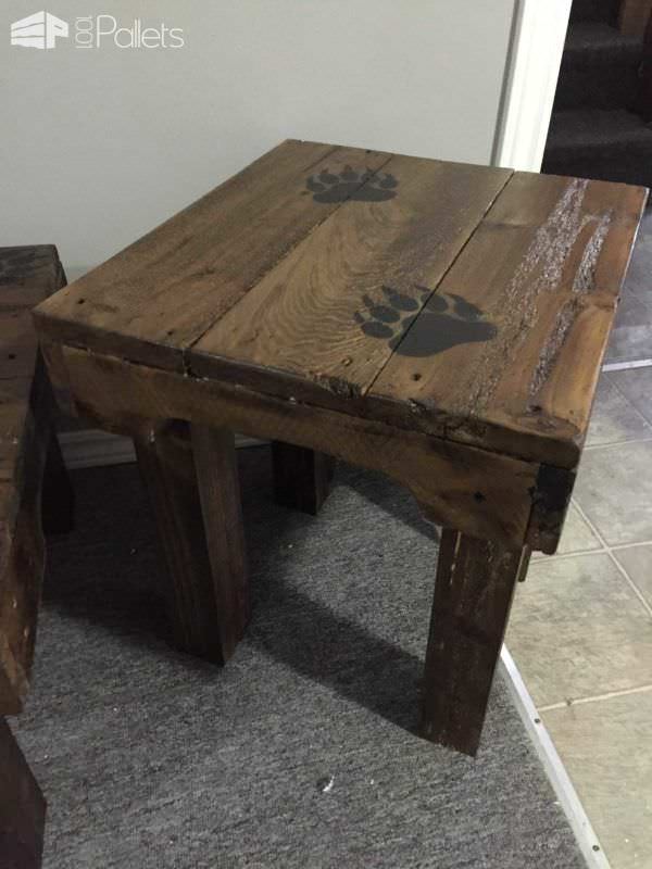 Bear Claw Coffee Table & End Tables Pallet Coffee Tables 